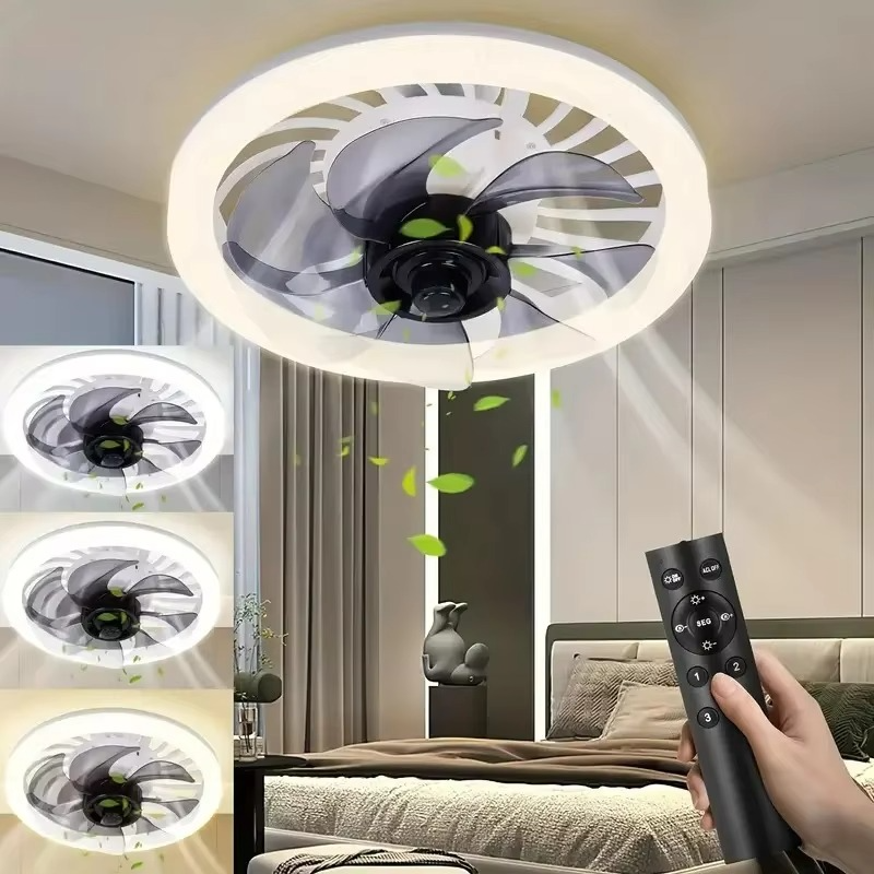 Adjustable Lighting Modern Ceiling Fan with Remote
