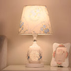 Lustrelia Crystal Optic Table Lamp | LED Lighting & Touch Function | Elegant Play of Light | 220V | Plastic