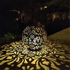 Solivanta Light Art Solar Garden Hanging Lantern | Iron Art with Projection Effect | Waterproof | For Tree, Balcony & Terrace