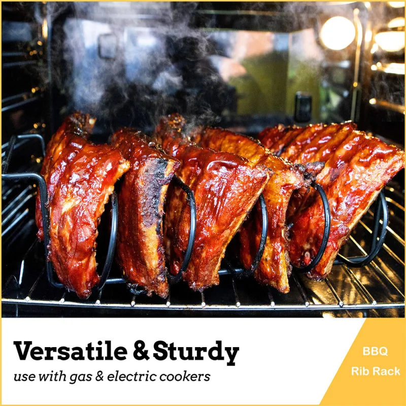 GrillMaster Steak Rack | Heat Resistant | Sturdy Iron