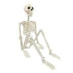 Movable human skeleton 90–165 cm — realistic decoration for Halloween and horror parties