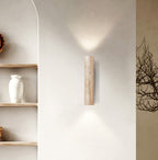 Wall Lamp with Handmade Finish in the Spirit of Wabi-Sabi