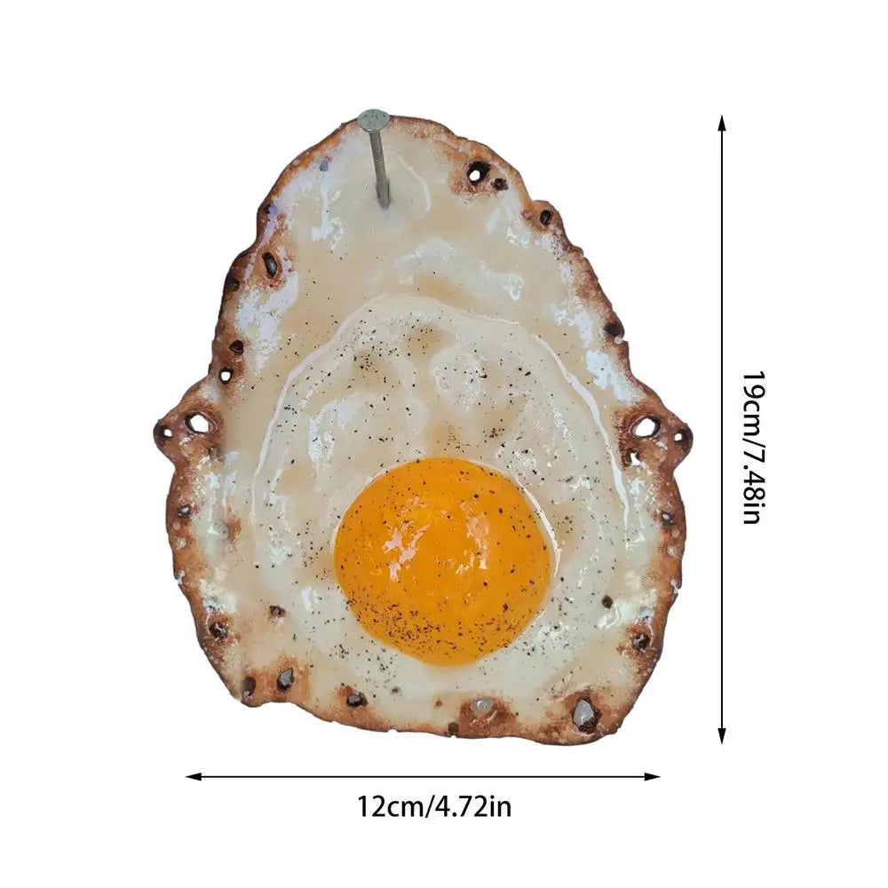 Crispy Fried Egg Wall Sculpture