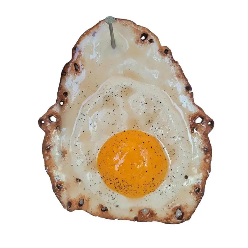 Crispy Fried Egg Wall Sculpture