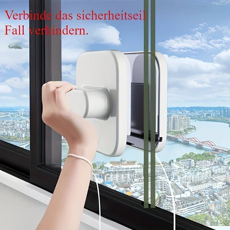 GlasClean Pro Window Cleaner | Double-Sided | Ergonomic Design