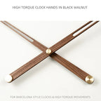 WoodSphere Clock - Large DIY Wall Clock with Walnut Wood