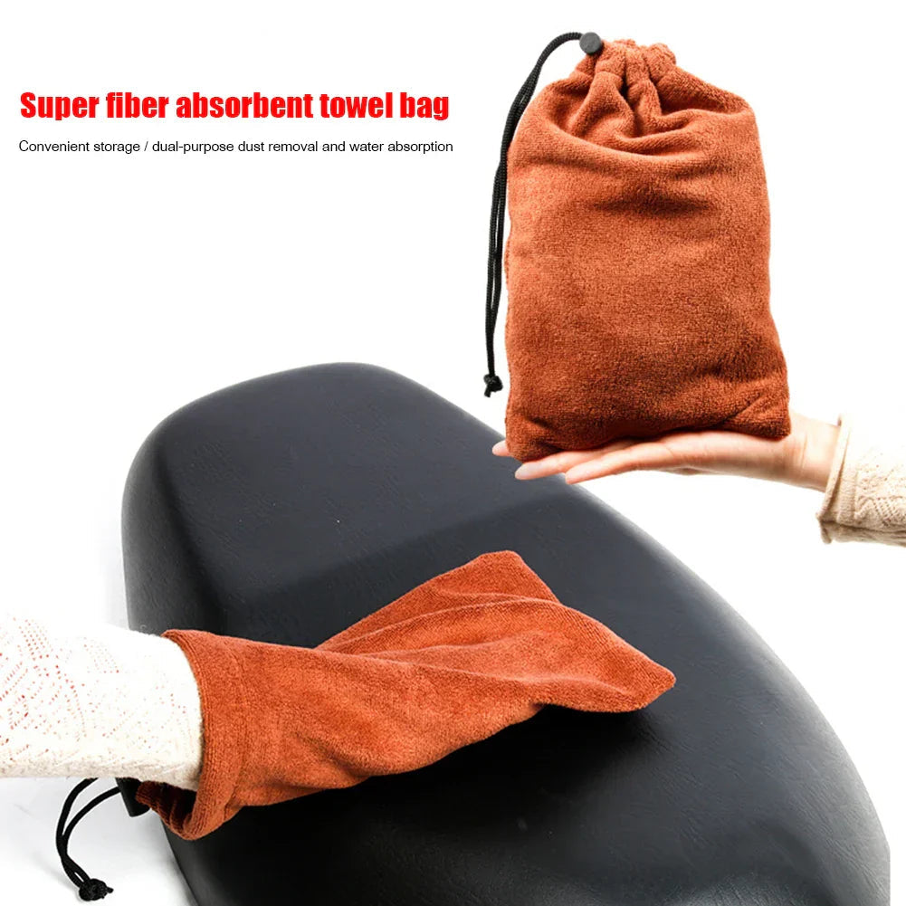 Ultra Stretch Fit Leather Motorcycle Seat Cover