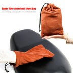 Ultra Stretch Fit Leather Motorcycle Seat Cover