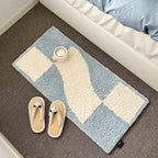Wavy Grid Mini Rug