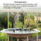 Solar Powered Water Fountain Pump for Bird Baths, Ponds, and Garden Decoration