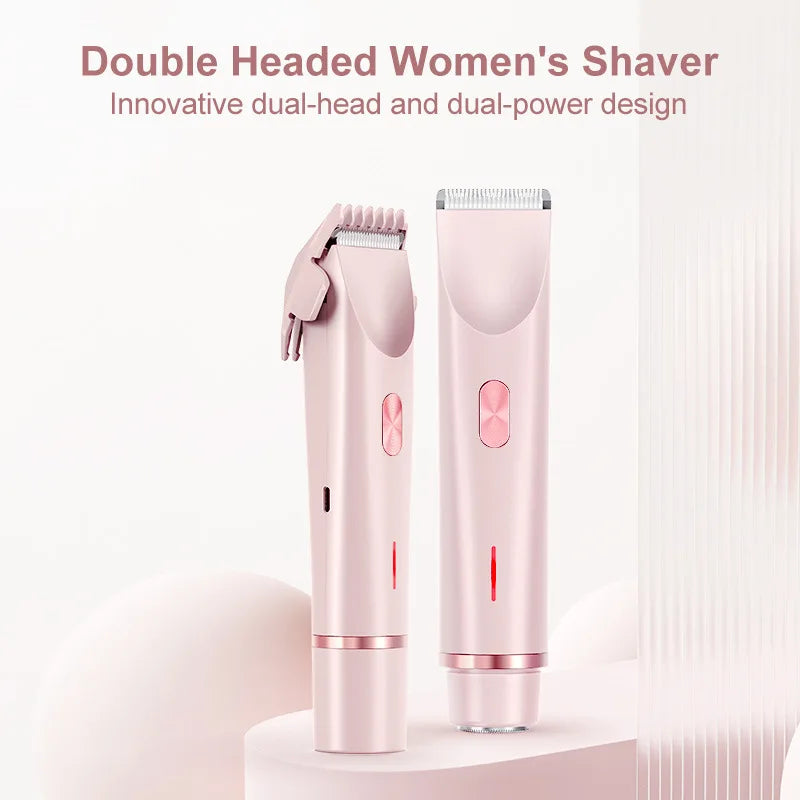 Dual Head Rechargeable Electric Hair Trimmer