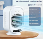 CoolAir Breeze | 3-in-1 Fan & Humidifier | Compact and USB-powered | 7 Color Mood Light