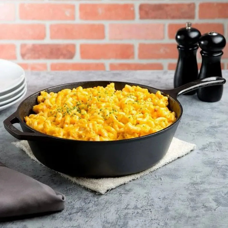 Lodge Cast Iron 10.25" / 3.2 Liter Seasoned Deep Skillet