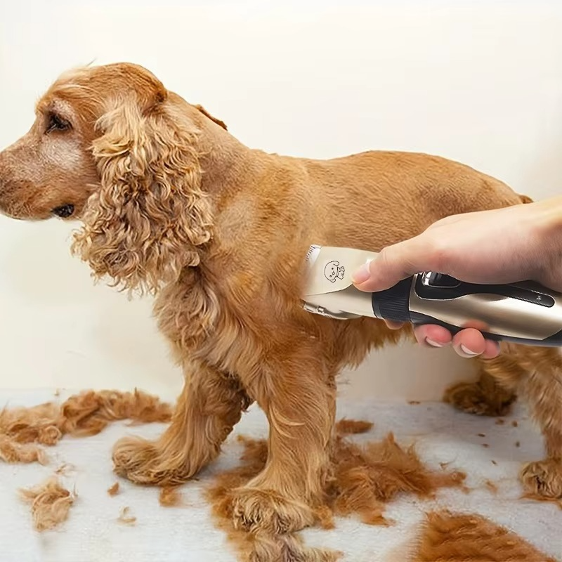 Cordless Pet Hair Trimmer Kit for Dogs and Cats – Electric Precision Grooming Clippers