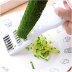 PeelMate Multi-Peeler | 5-in-1 Kitchen Helper | Stainless Steel Blade & Ergonomic | Dishwasher Safe
