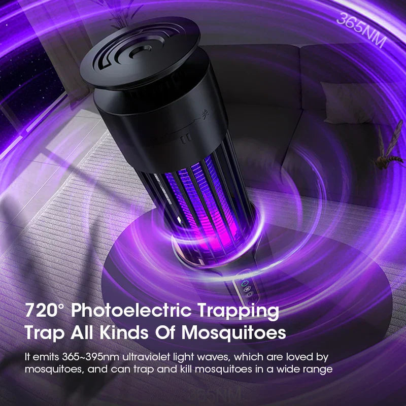 Zentora Mosquito Lamp | USB-powered & Quiet | Chemical-free with Night Light Function