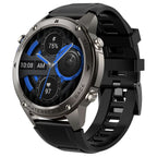 Outdoor smartwatch with GPS, compass & health monitoring