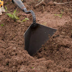 RootRaptor Triangle Hoe | Forged Manganese Steel | Sharp & Ergonomic | For Weeding & Seed Furrows