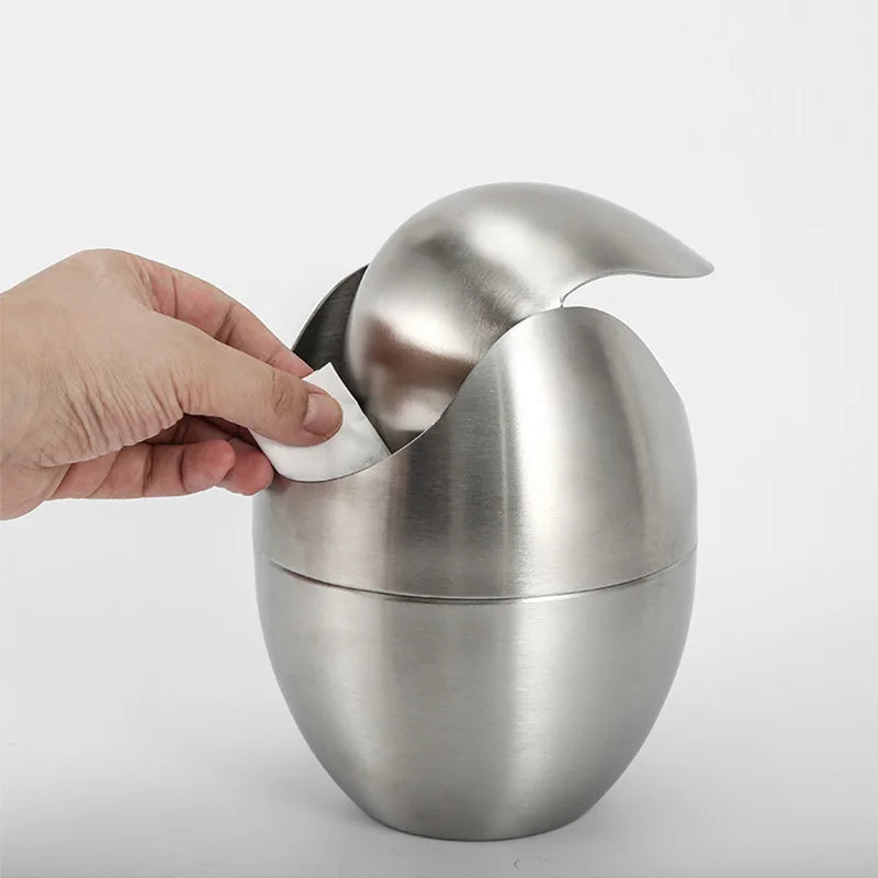 LuxBin Mini Trash Can made of Stainless Steel