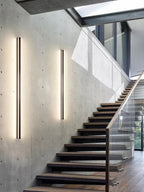 NeroEdge SleekLine Waterproof LED Wall Light – Modern Outdoor Lamp in Black