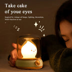 LumiFlame LED Night Light | Retro Oil Design | USB Rechargeable | Warm Mood Light