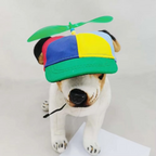 Colorful Sunproof Propeller Dog Cap for Summer Fun