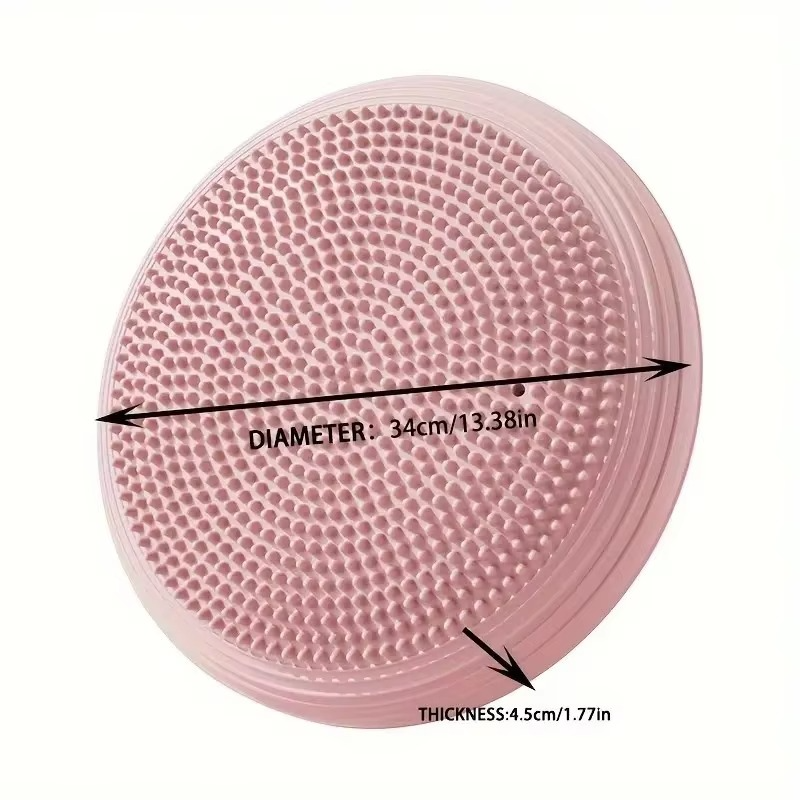 Thick Yoga Mat with Balance Support and Shock Absorption for Home Gym and Fitness