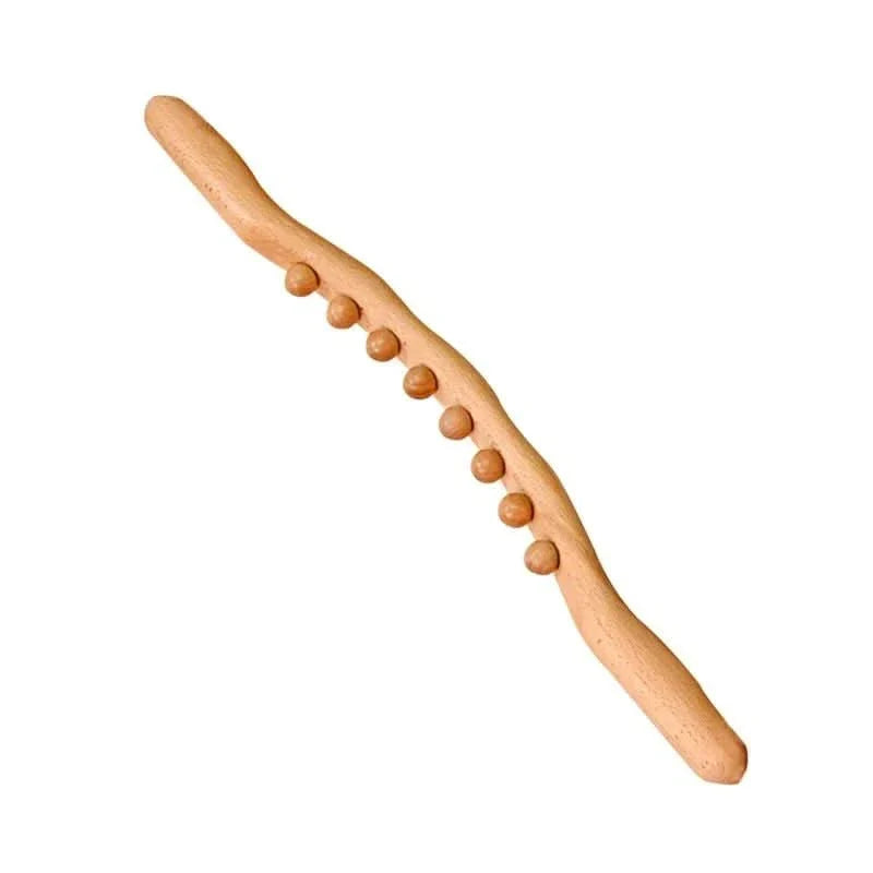 Luxury wooden Gua Sha massage stick | Promotes blood circulation & muscle relaxation