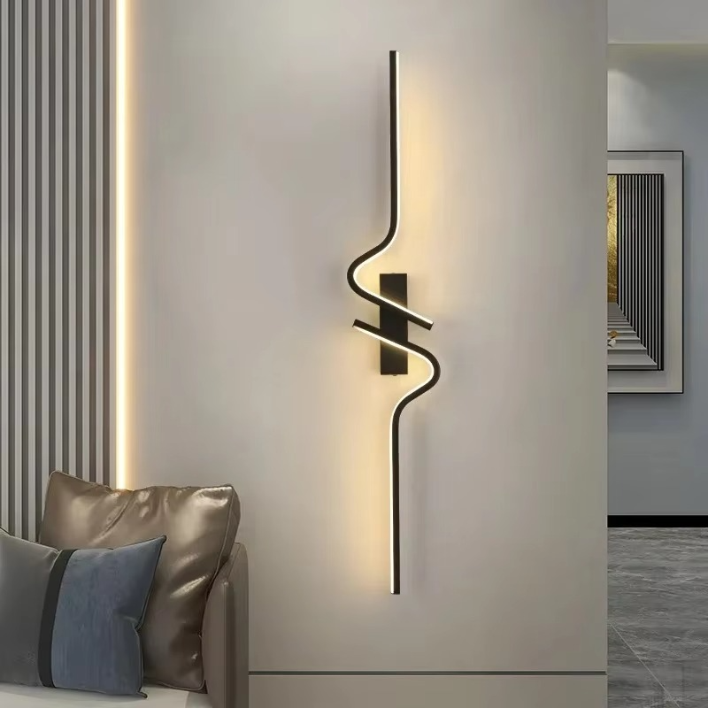 Sleek LED Wall Sconce - Minimalist Indoor Lighting for Living Spaces