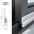 Door seal SilentSeal Pro | PVC draft stopper without adhesive | Soundproof & energy-saving | Washable & customizable