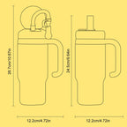 Whale Fountain Water Bottle