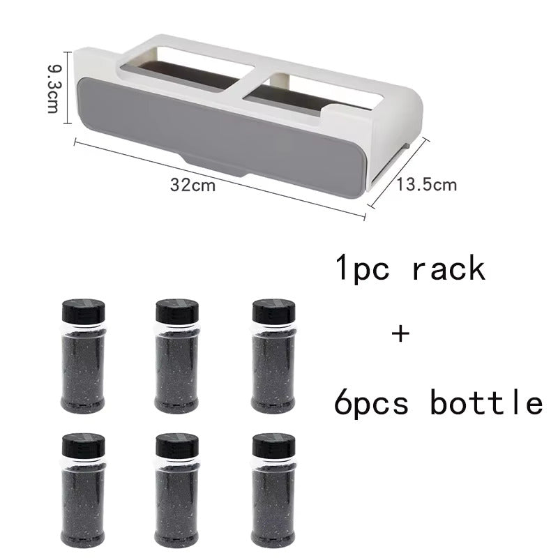 Adhesive Herb Organizer – Sleek Kitchen Storage Solution