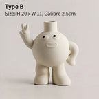 Character Ceramic Vase