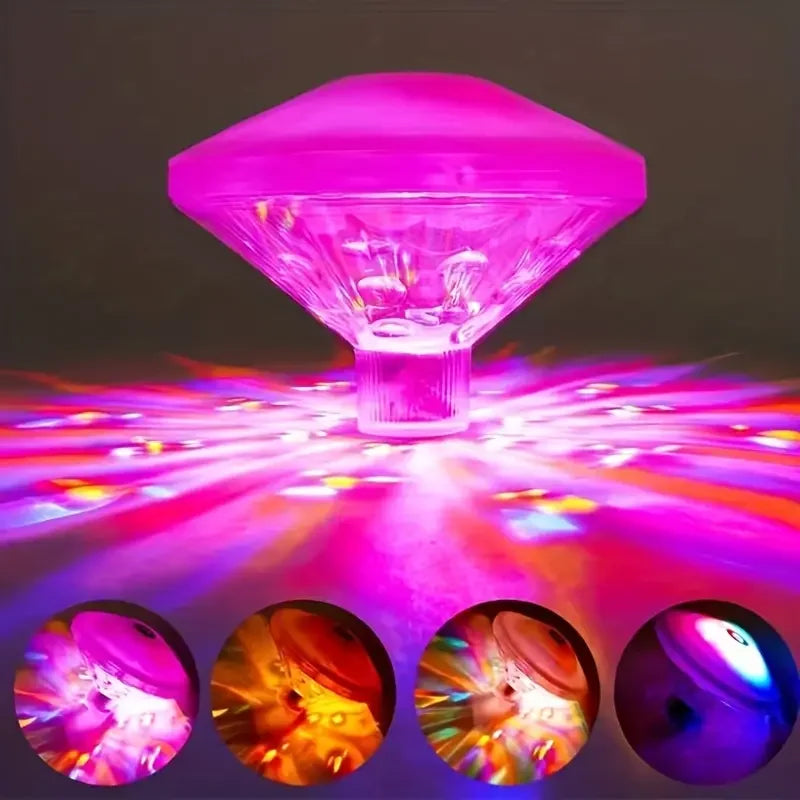 Floating LED Underwater Lamp AquaLuma | RGB Color Change | IP67 Waterproof | For Pool, Bathtub & Party