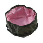 Collapsible Bowl Nomadoo FoldBowl | Portable Feeding & Water Bowl for Dogs & Cats | Outdoor Travel Bowl made of Oxford fabric | Ø 19 cm