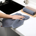 EcoWaffle Dish Towel | 100% Cotton | Absorbent & Quick-Drying | Honeycomb Design