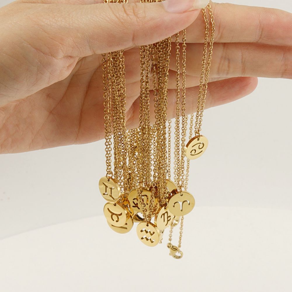 Zodiac Necklace | Sustainable Stainless Steel, Stays Radiant!
