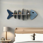 Nordic Fish Wooden Shelf