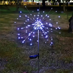Enchanting Solar LED Fireworks Garden Light - 90/150 LED Waterproof Outdoor String Lamp