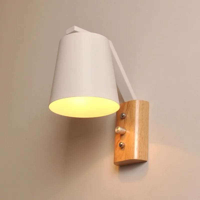 WoodGlow Light – LED Wall Lamp for Bedroom