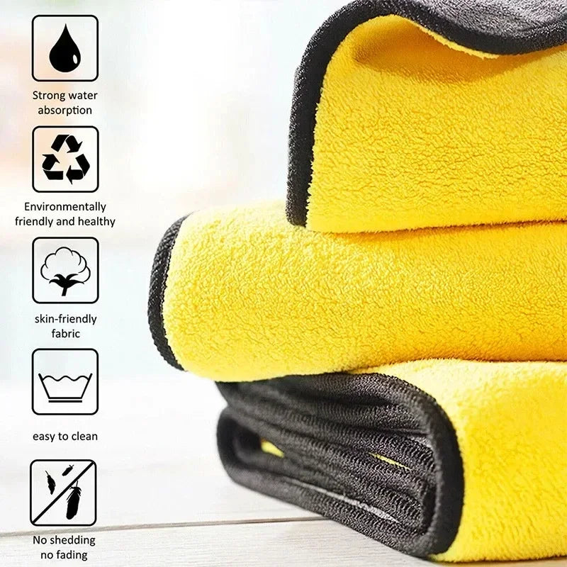 ShinePro Microfiber Cleaning Cloth | Double Sided | Absorbent & Fast Drying | For All Surfaces