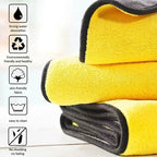 ShinePro Microfiber Cleaning Cloth | Double Sided | Absorbent & Fast Drying | For All Surfaces
