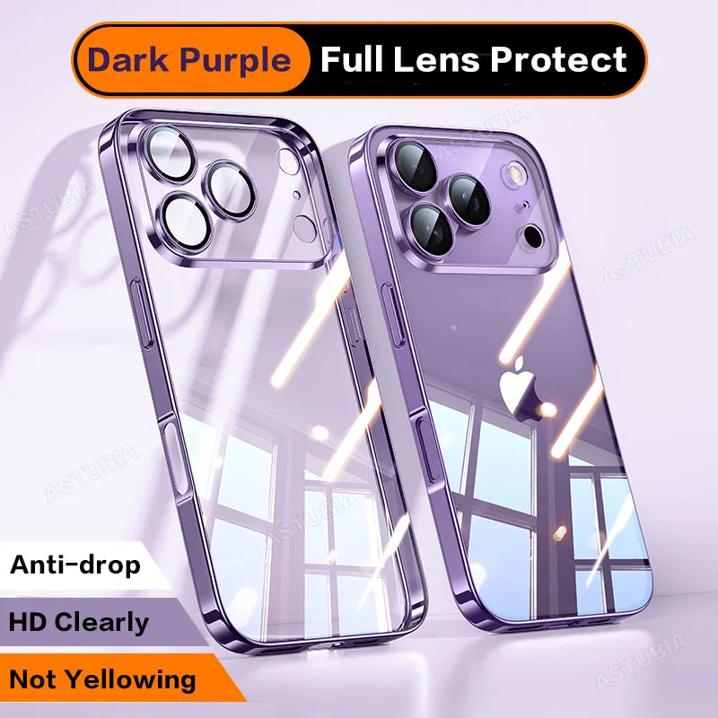 Shockproof Luxury Plating iPhone Case