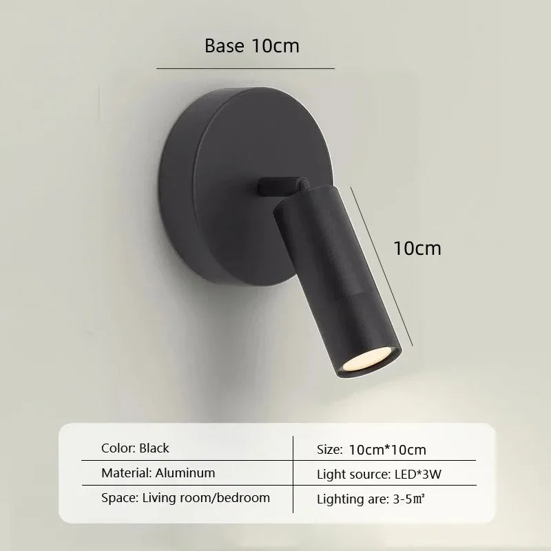 LumiNest – Elegant LED Wall Lamp for Bedroom & Hotel