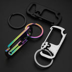 Stainless Steel EDC Multi-Tool Keychain with Bottle Opener