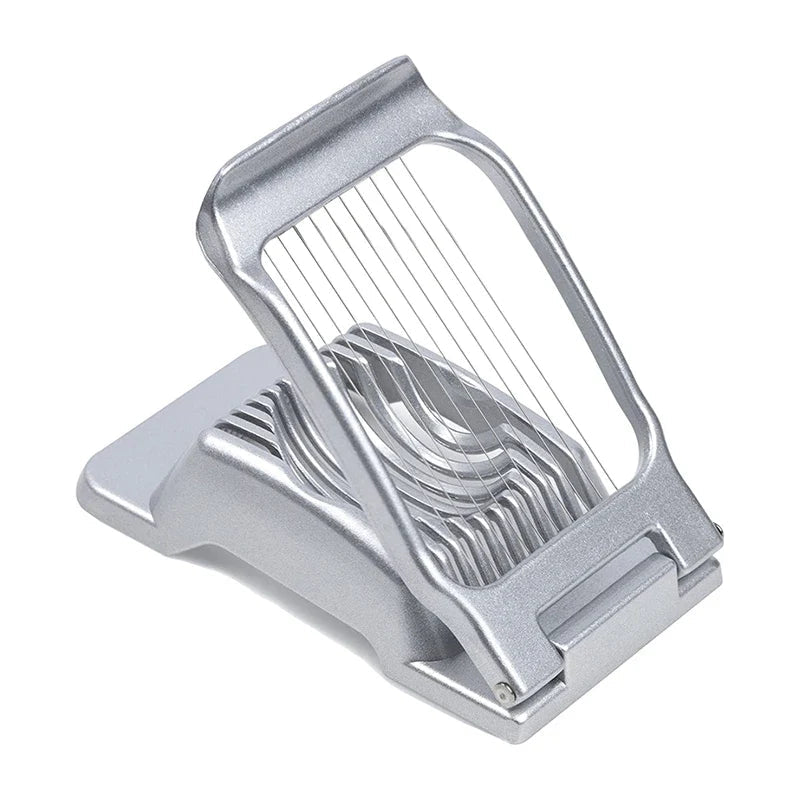 Egg Slicer SchnittMeister | Stainless Steel Cutting Wires | For Egg, Cheese & Mushrooms | Robust Aluminum Housing