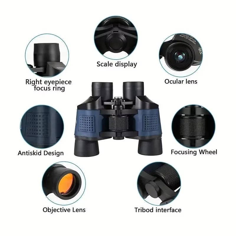 Ultra Vision 60x60 HD High-Power Binoculars for Outdoor Enthusiasts