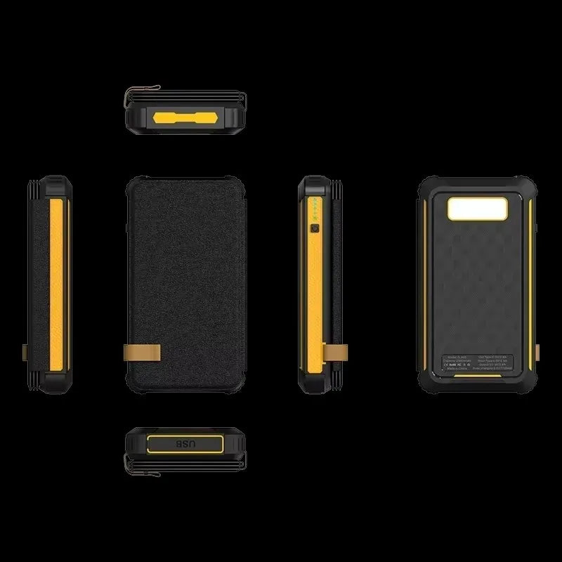 Solar-Powerbank SunCharge Fold | Foldable Solar Panel & USB Output | Waterproof & Outdoor Suitable | For Phone, Camping & Travel