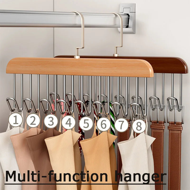 Multi-Hook Space Saver Clothes Organizer Rack