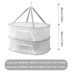 FlexiDry Drying Net | Foldable & Compact | Quick-Drying Mesh Design | 3 Levels